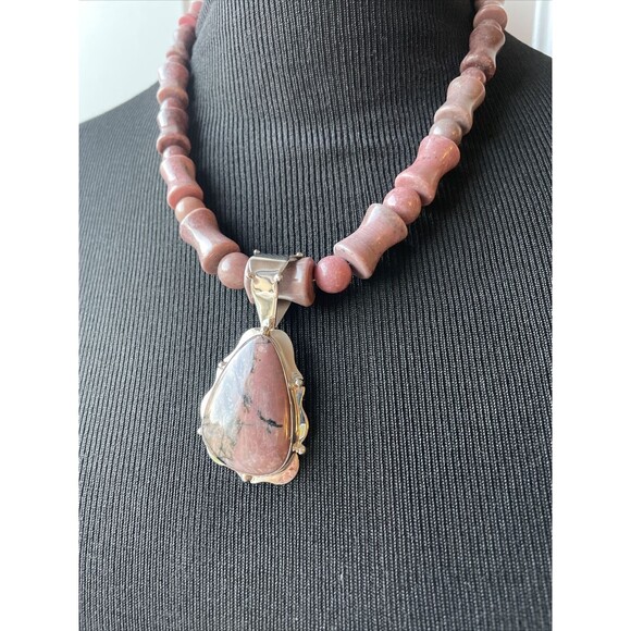 Jay King Pendant Necklace DRT Mine Finds 16” Stone Beads - Picture 1 of 9